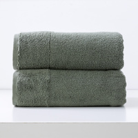 Aireys 650 GSM Zero Twist 2 Pack Agave Bath Sheet by Renee Taylor