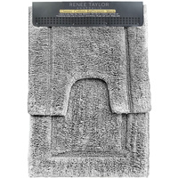 2 Piece 2200 GSM Tufted Vapour Bath Mat Set by Renee Taylor