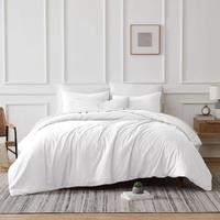 700 TC Tencel Lyocell Fibre &amp; Cotton White Queen Quilt Cover Set by Renee Taylor
