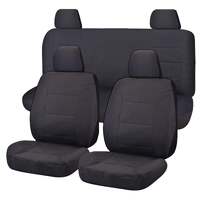 Seat Covers for NISSAN NAVARA D23 SERIES 3 NP300 11/2017 - 11/2020 DUAL CAB FR CHARCOAL ALL TERRAIN