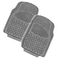 VELOCITY 2-Piece Car Mat - GREY [Rubber]