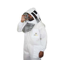 Beekeeping Bee Suit 2 Layer Mesh Hood Style Light Weight &amp; Ultra Cool- S