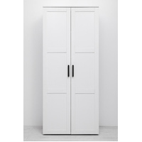 STOCKHOLM UNIVERSAL STORAGE CUPBOARD - HAMPTONS - DECO BLACK HANDLE