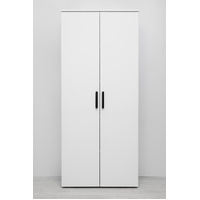 STOCKHOLM UNIVERSAL STORAGE CUPBOARD - SLIM SHAKER PANEL - DECO BLACK HANDLE