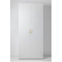 STOCKHOLM UNIVERSAL STORAGE CUPBOARD - VJ PANEL - HEX GOLD HANDLE