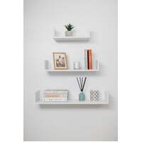 OSLO THREE PIECE SHELF KIT (WHITE)