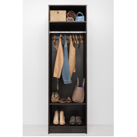 MALMO TWO SHELF/HANGRAIL WALK IN WARDROBE - NORDIC ASH
