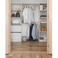 BASEL 2M WALK IN WARDROBE KIT - CLASSIC
