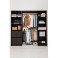 BASEL 2M WALK IN WARDROBE KIT - CLASSIC - NORDIC ASH