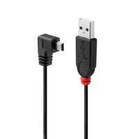 LINDY 1 meter USBA-MiniB 90&#39;&#39; Cable