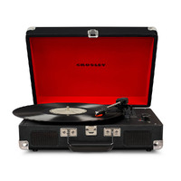 CROSLEY Crosley Cruiser Black - Bluetooth Turntable &amp; Record Storage Crate