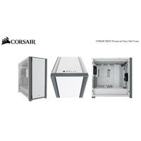 CORSAIR 5000D TG E-ATX, ATX, USB Type-C, 2x 120mm Airguide Fans, Radiator 360mm. 7x PCI, 4x 2.5&#39; SSD, 2x 3.5&#39; HDD. VGA 420mm. White Tower Case