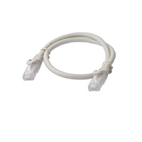 8WARE Cat6a UTP Ethernet Cable 0.5m (50cm) Snagless Grey