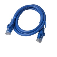 8WARE Cat6a UTP Ethernet Cable 1m Snagless Blue