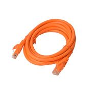 8WARE Cat6a UTP Ethernet Cable 2m Snagless Orange