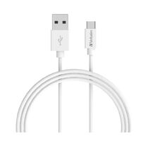 VERBATIM Charge &amp; Sync microUSB Cable 1m - White