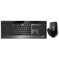 RAPOO 9900M Multi-mode Wireless Ultra-slim Keyboard &amp; Mouse - Bluetooth 3.0, 4.0, 2.4G Multi-Mode Switch, Ultra-Slim Keys, Adjustable DPI
