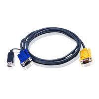 ATEN KVM Cable 1.8m with 3 in 1 SPHD to VGA &amp; USB