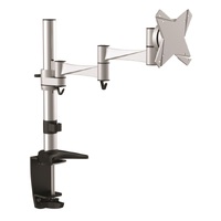 Astrotek Monitor Stand Desk Mount 43cm Arm for Single LCD Display 21.5&#39; 22&#39; 23.6&#39; 24&#39; 27&#39; 8kg 15° tilt 180° swivel 360° rotate VESA 75x75 100x100