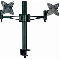Astrotek Dual Monitor Arm Desk Mount Stand 36cm for 2 LCD Displays 21.5&#39; 22&#39; 23.6&#39; 24&#39; 27&#39; 15kg 30° tilt 180° swivel 360° rotate VESA 75x75 100x100