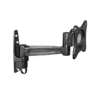 Brateck Single Monitor Wall Mount tilting &amp; Swivel Wall Bracket Mount Vesa 75mm/100mm For most 13&#39;&#39;-27&#39; LED, LCD flat panel TVs; up to 15kg