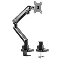 Brateck Single Monitor Aluminium Slim Mechanical Spring Monitor Arm Fit Most 17&#39;-32&#39; Monitor Up to 8kg per screen