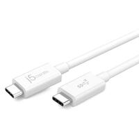 J5create JUCX01 USB-C 3.1 to USB-C 70cm Coaxial cable Speeds up to 10 Gbps SuperSpeed+ &amp;amp 20V/5A 100W power delivery