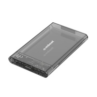 mbeat A1 See-Through Tool Free USB 3.0 2.5&quot; SATA HDD Enclosure - Black