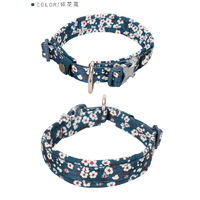 Floral Collar Saxony Blue 3XL
