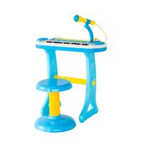 Children&#39;s Electronic Keyboard with Stand (Blue) Musical Instrument Toy