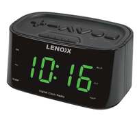 Smartphone-Charging Alarm Clock &amp; FM Radio (Black) w/ USB Port