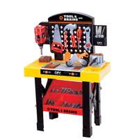 Children&#39;s Tool Workbench Playset w/ Toy Tools &amp; Accessories