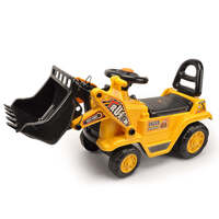 Ride-on Children&#39;s Digger (Yellow) w/ Interactive Gear Stick &amp; Scoop