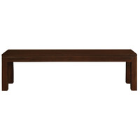 Tilda Solid Mahogany Timber Bench (Mahogany)