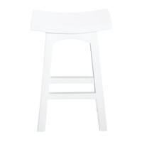 Tokyo Timber Kitchen Counter Stool (White)
