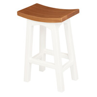 Tokyo Timber Kitchen Counter Stool (White Caramel)