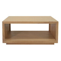 Oscar Solid Mindi Timber Coffee Table (Natural)