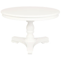 Tasmania Round Dining Table 120 cm (White)