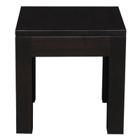 Amsterdam Solid Timber Lamp Table (Chocolate)