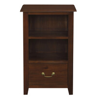 Tasmania 1 Drawer Solid Mahogany Timber Lamp Table (Mahogany)