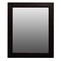 Ascot Solid Mahogany Timber Mirror (Chocolate)
