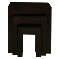 Amsterdam Nest of Table Set of 3 (Chocolate)