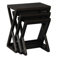 Manhattan Nest of Tables - Set of 3 (Chocolate)