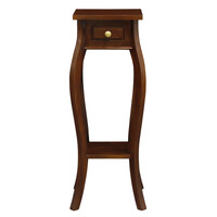 Cabriole Leg Plant Stand (Mahogany)