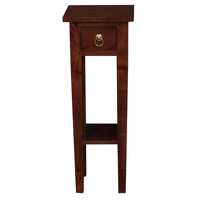 Ezra Straight Leg Plant Stand (Mahogany)