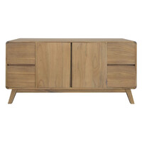 Providence 2 Door 4 Drawer Sideboard (Natural)