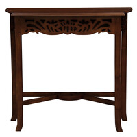 Sierra Carved Sofa Table (Mahogany)