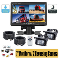 7&#39;&#39; Waterproof Monitor Reversing  Kit For Truck Caravan