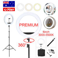 8&quot;LED Ring Light Dimmable Lighting Kit Phone+Selfie 40cm Tripod Makeup Live Lamp