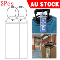 2 Cruise Ship Luggage Tags Holders HQ Great for ROYAL CARIBBEAN &amp; CELEBRITY